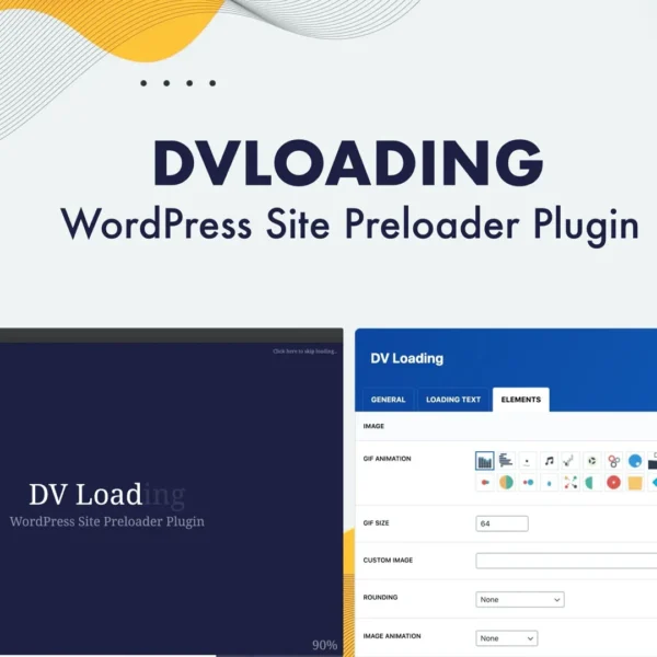 DV Loading – WordPress Site Preloader Plugin